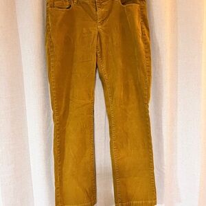 J. Crew Golden Corduroy Trousers